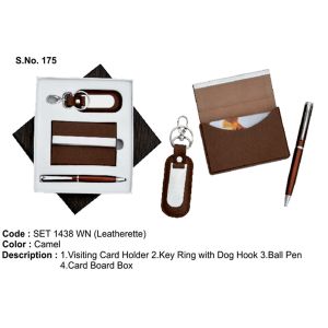 SET 1438 WN Gift Set ( 3-in-1) Leatherette