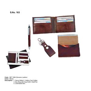 Gift Set ( 4-in-1) GENUINE LEATHER SET 7464