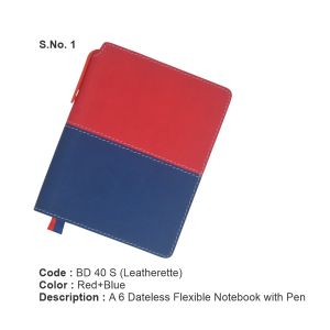 BD 40S*A6 Dateless Flexible Notebook 