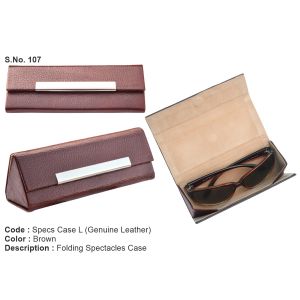 SPECS CASE L*Spectacle Case  Genuine Leather