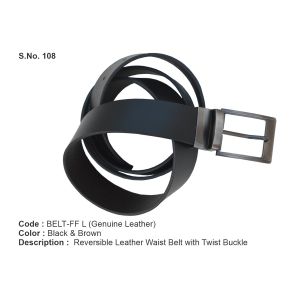 BELTFF L*Reversible Belt  Genuine Leather