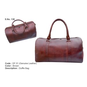 DF 01 L*Duffle Bag  Genuine Leather
