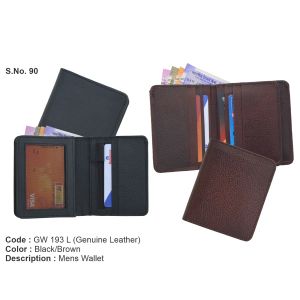 GW 193L*Mens Wallet  Genuine Leather 