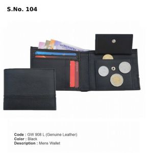 GW 908L*Mens Wallet  Genuine Leather 