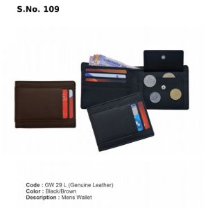 GW 29L*Mens Wallet  Genuine Leather 