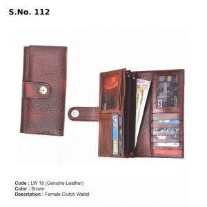 LW 18L*Female Clutch Wallet  Genuine Leather