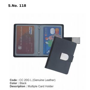 CC 20GL*Multiple Card Holder  Genuine Leather