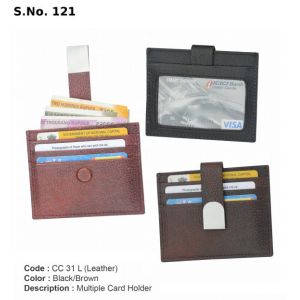 CC 31 L*Card Holder Genuine Leather