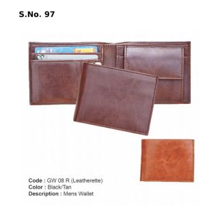 GW 08R*Mens Wallet  Leatherette