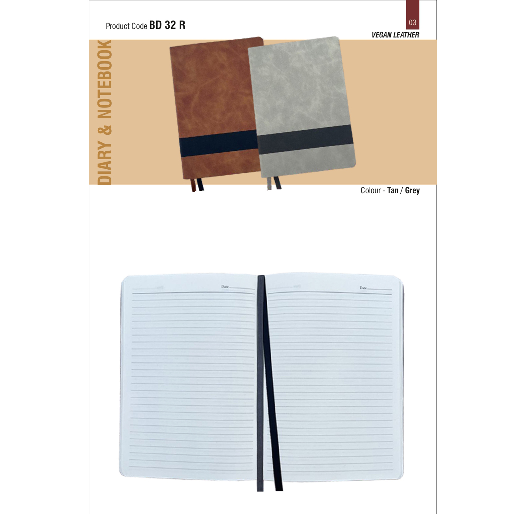 41202503*A 5 Flexible notebook