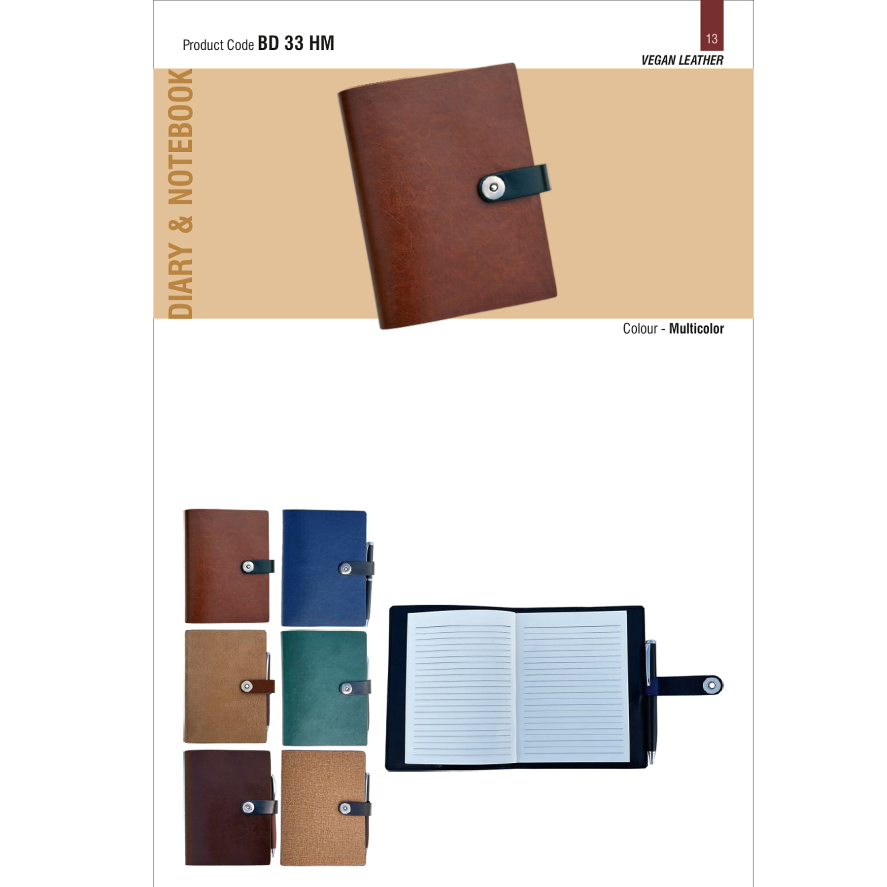 41202513*Premium notebook with metal pen