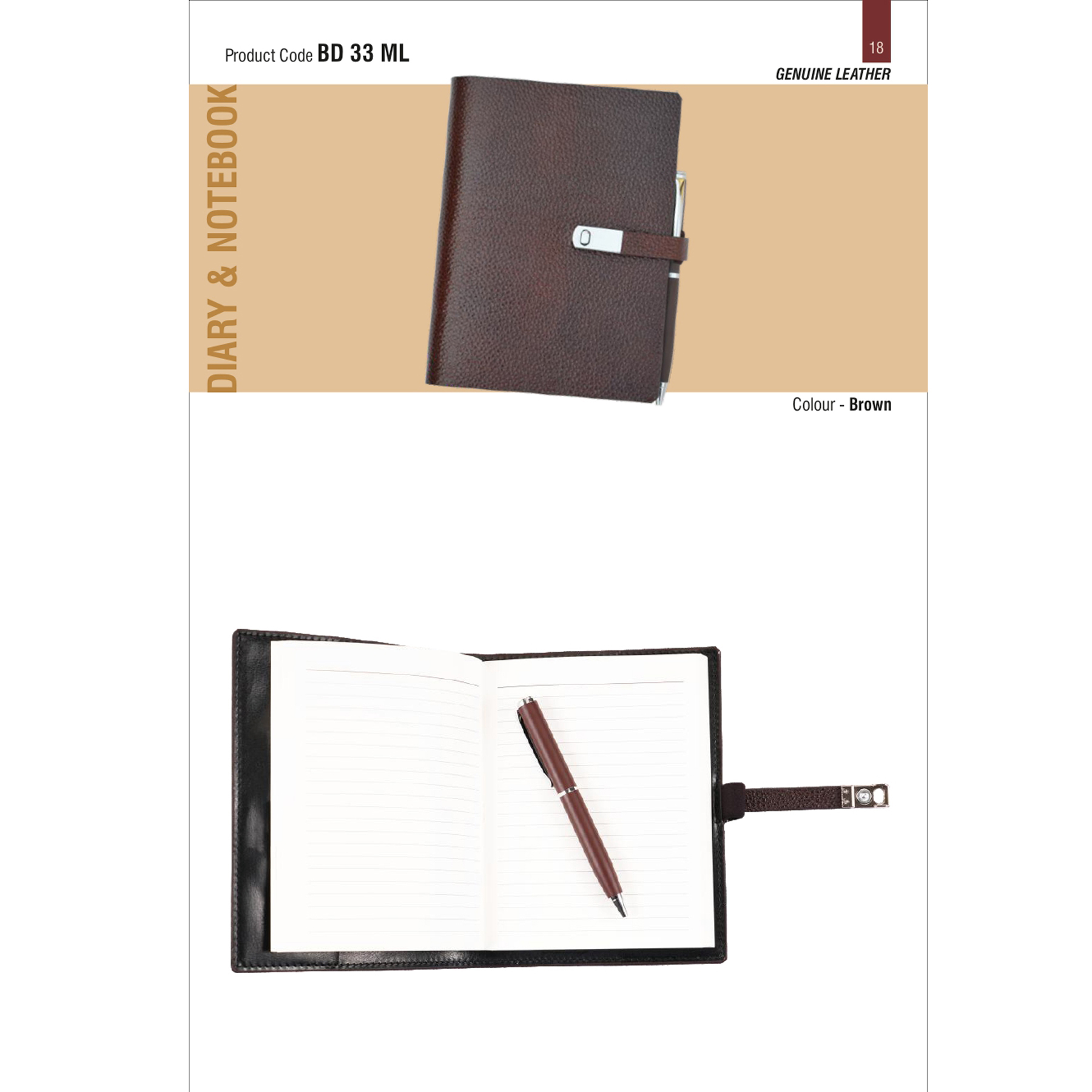41202518*Premium notebook with metal pen