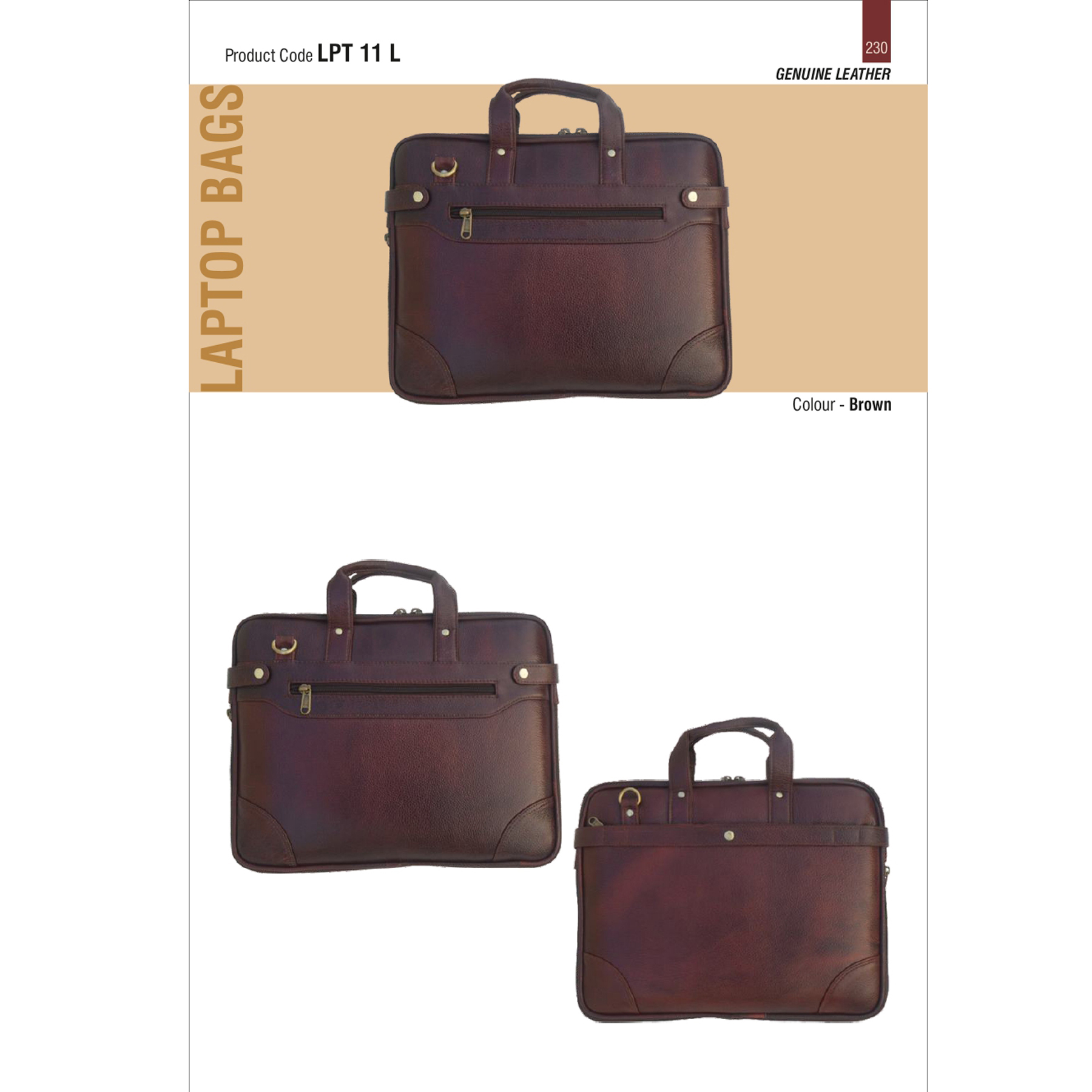 412025230*Laptop Bag  Genuine Leather