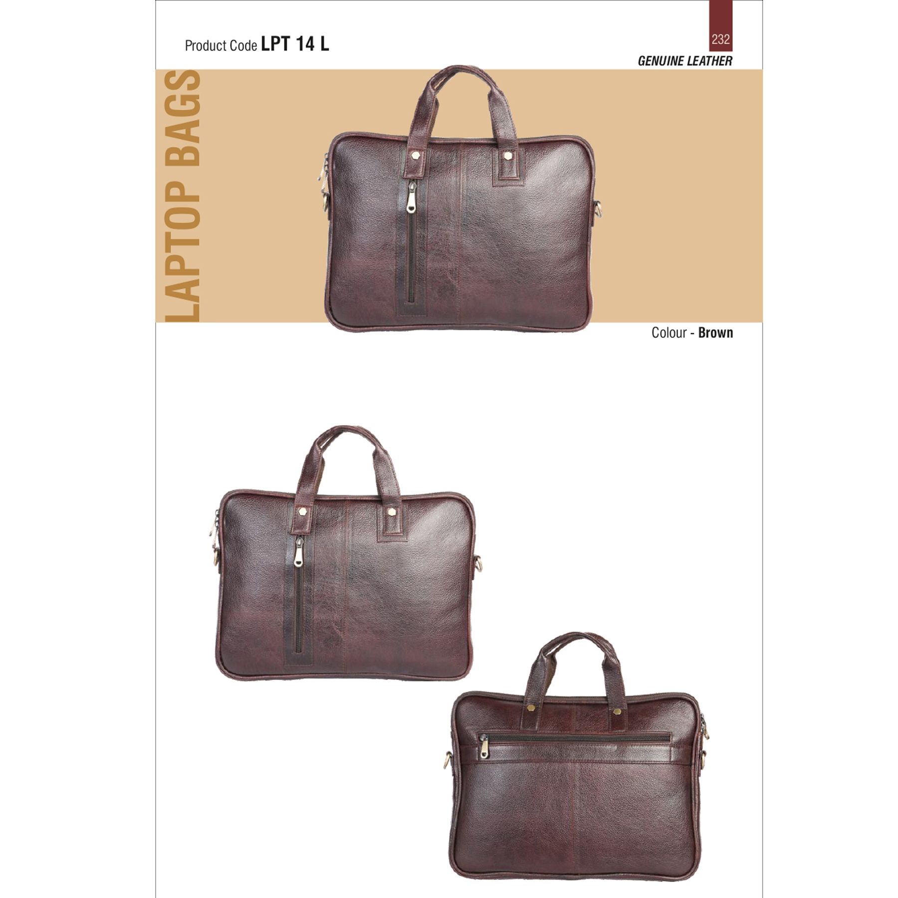 412025232*Laptop Bag  Genuine Leather