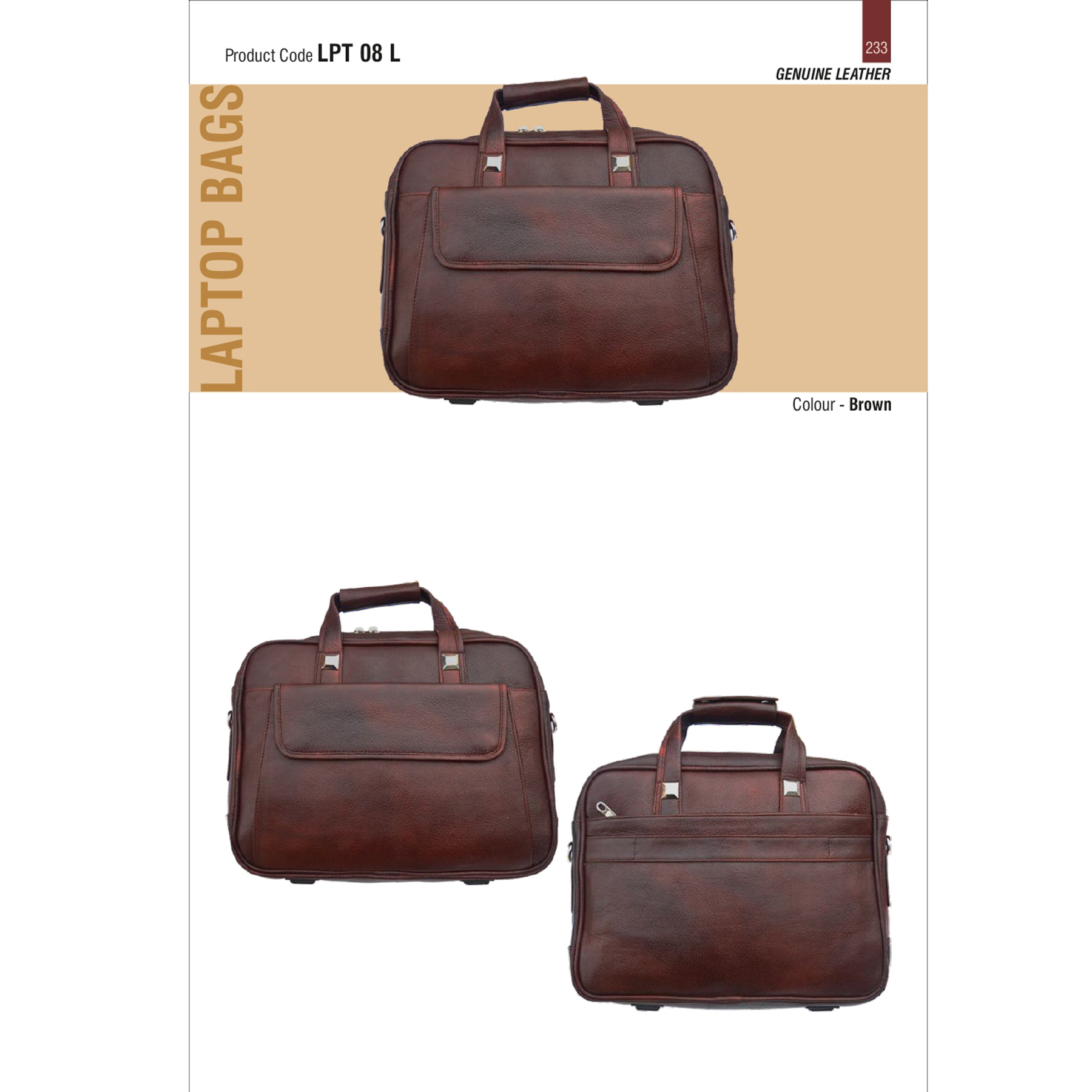 412025233*Laptop Bag  Genuine Leather