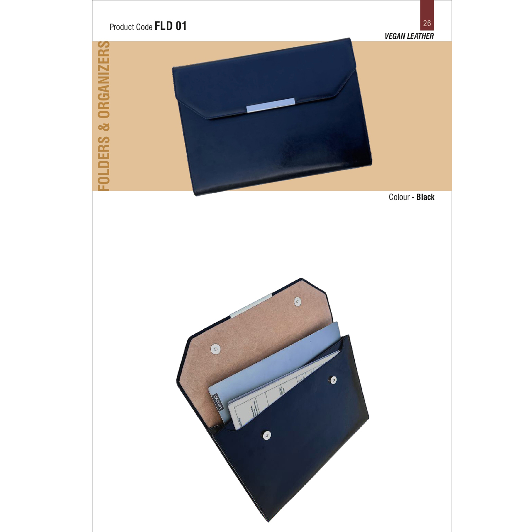 41202526*Multipurpose Document FoldercumLaptop Case
