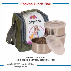 4202304*CANVAS LUNCH BOX WITH DIGITAL PRINTING WITHOUT BOX