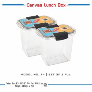 4202314*CANVAS LUNCH BOX WITH DIGITAL PRINTING WITHOUT BOX