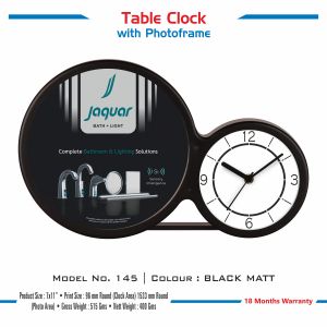 42023145*TABLE CLOCK WITH PHOTO FRAME