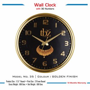 4202335*WALL CLOCK 3D NUMBER
