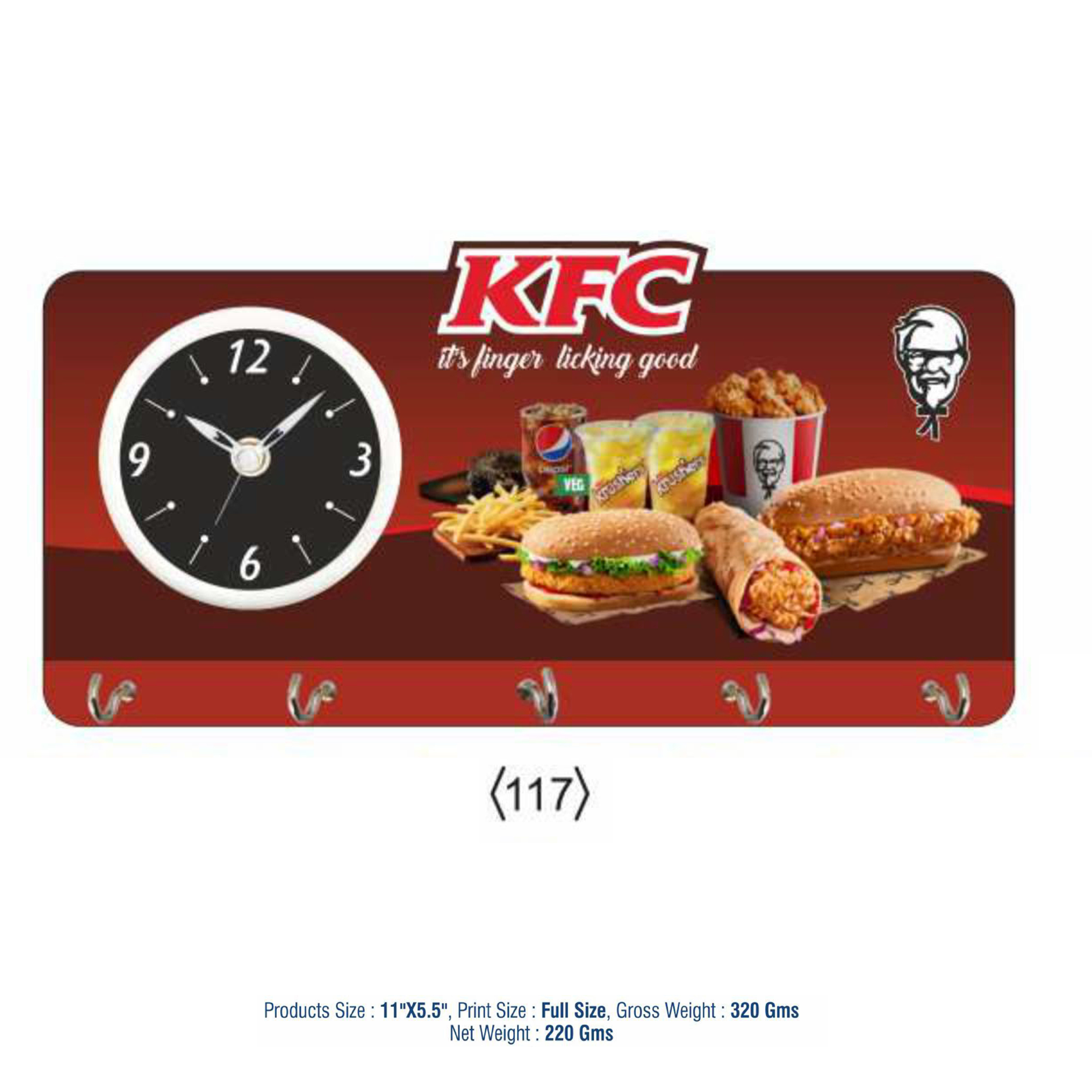 42025117*MDF WALL CLOCK