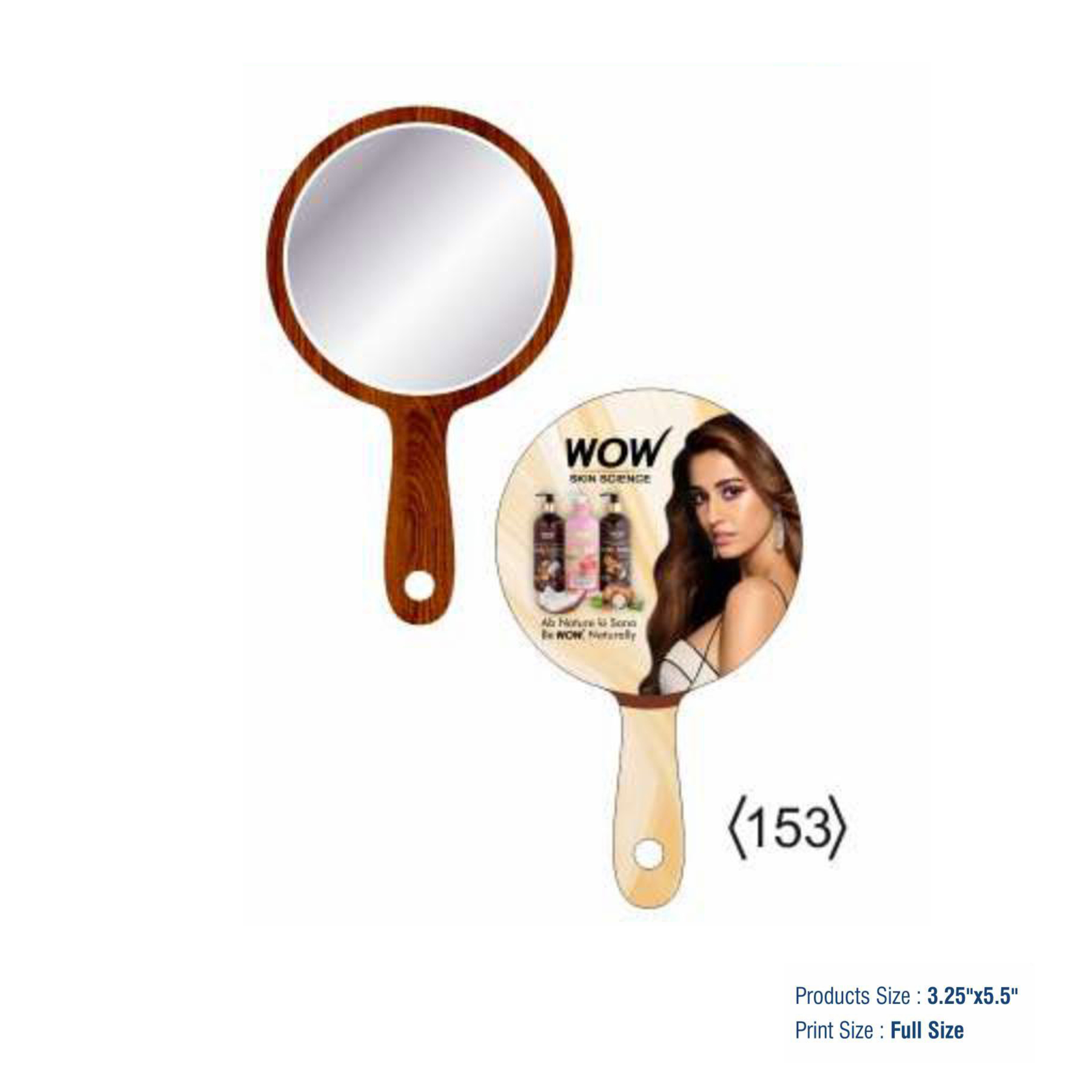 42025153*MDF HAND MIRROR