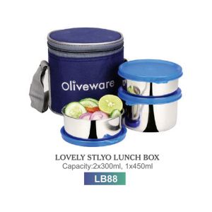 43202107 LOVELY STYLO LUNCH BOX