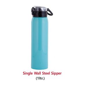 432021141 SINGLE WALL STEEL SIPPER 1LTR
