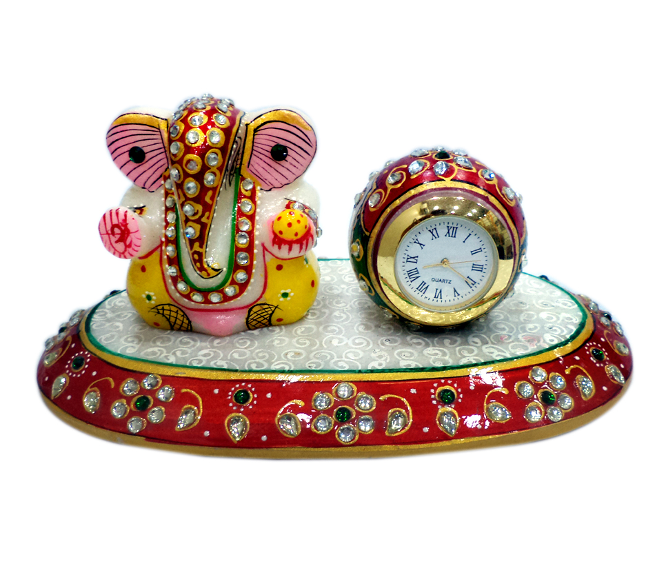 Marble GANESH CLOCK SPECIAL445026