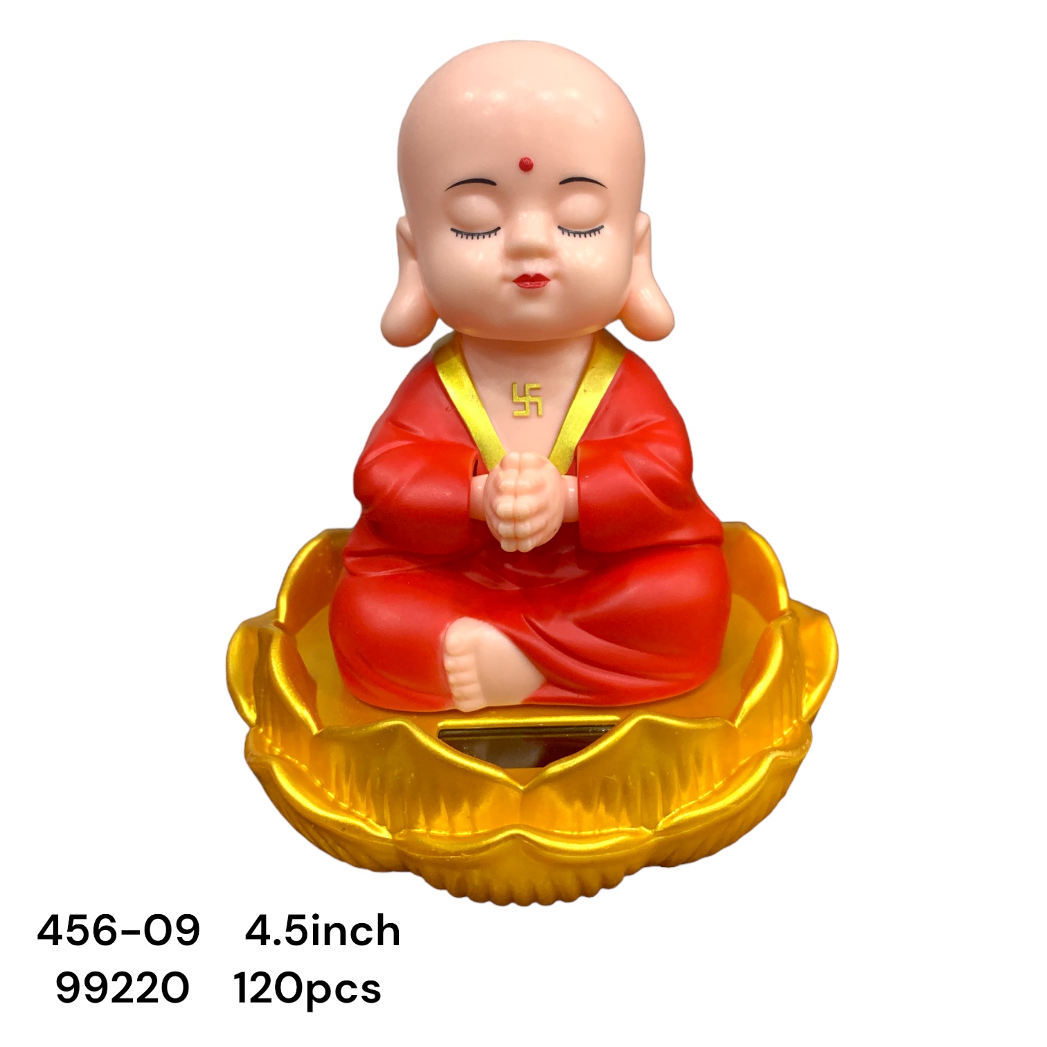 456-09 (120)-SOLAR LUCKY MONK