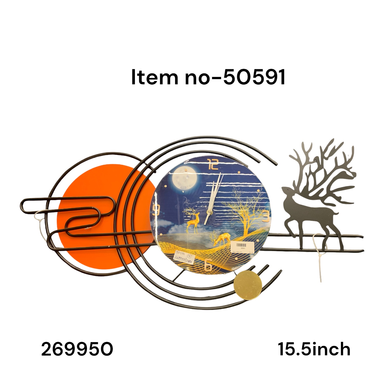 50591 (10)-WALL CLOCK