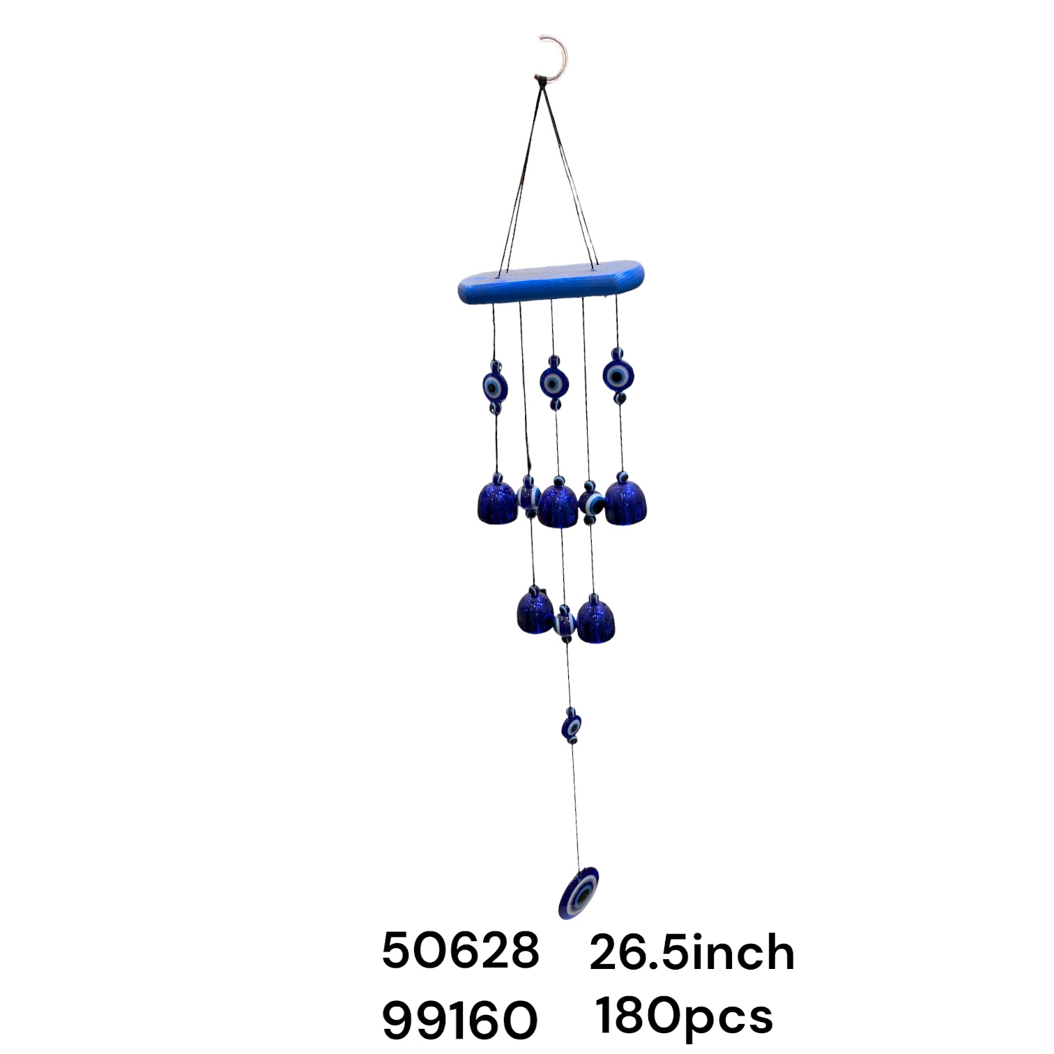 50628 (180)-EVIL EYE WINDCHIME