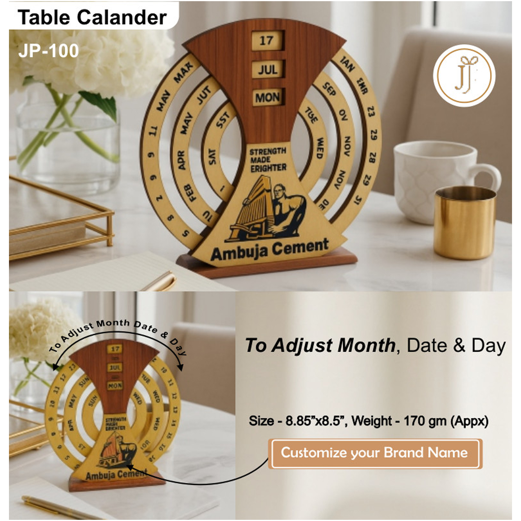 52025JP100*TABLE CALENDAR