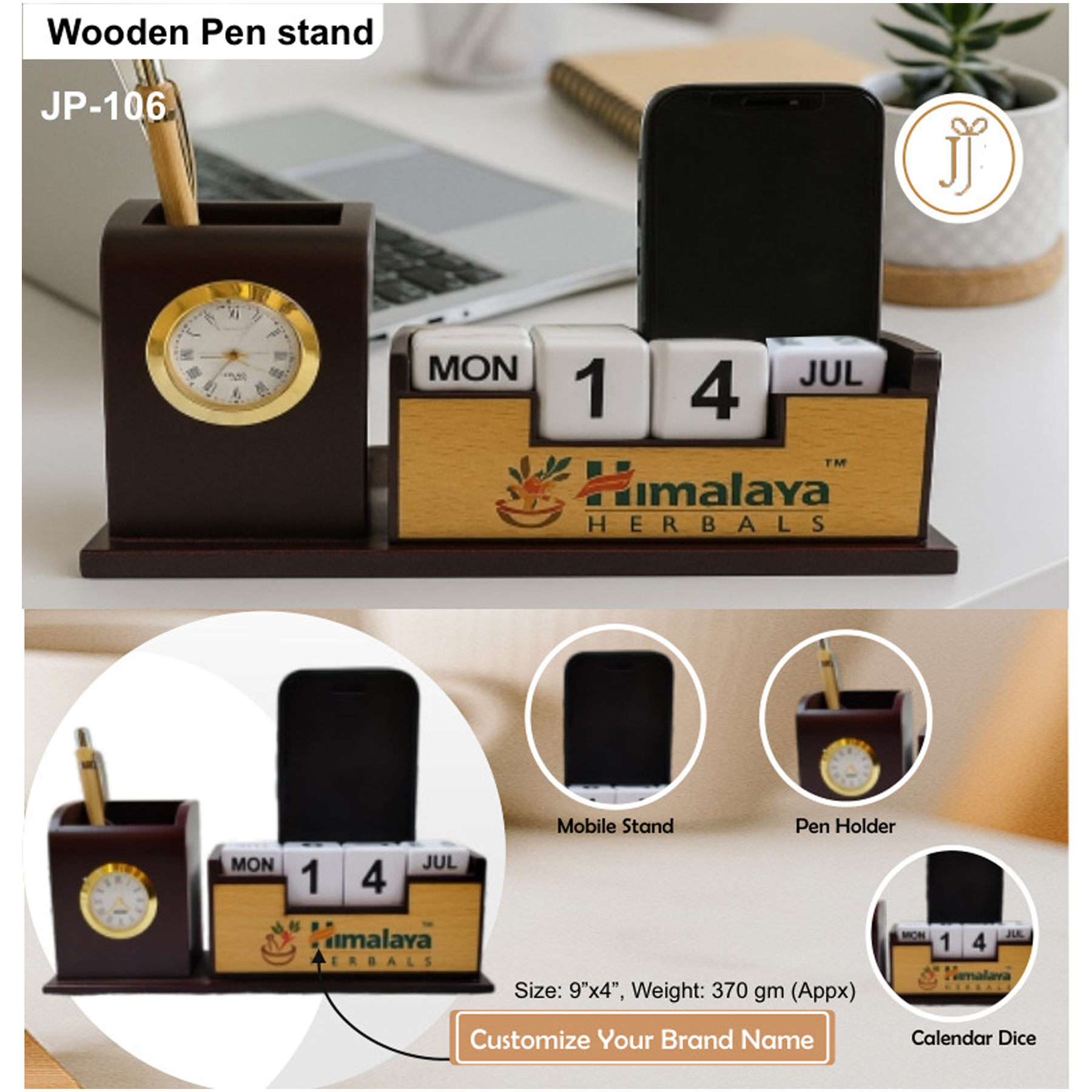52025JP106*PENSTAND WITH CALENDAR GOTI