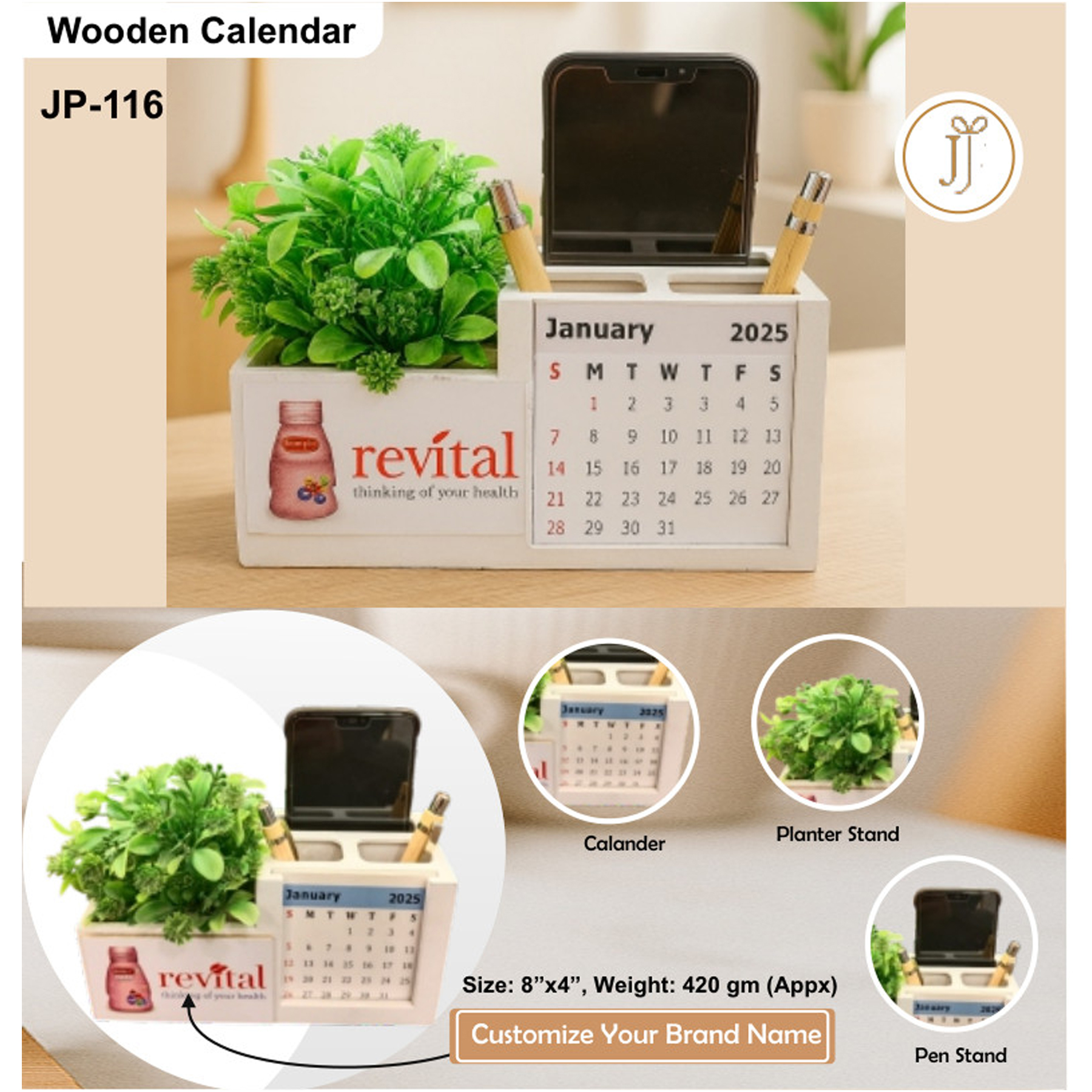 52025JP116*TABLE CALENDAR