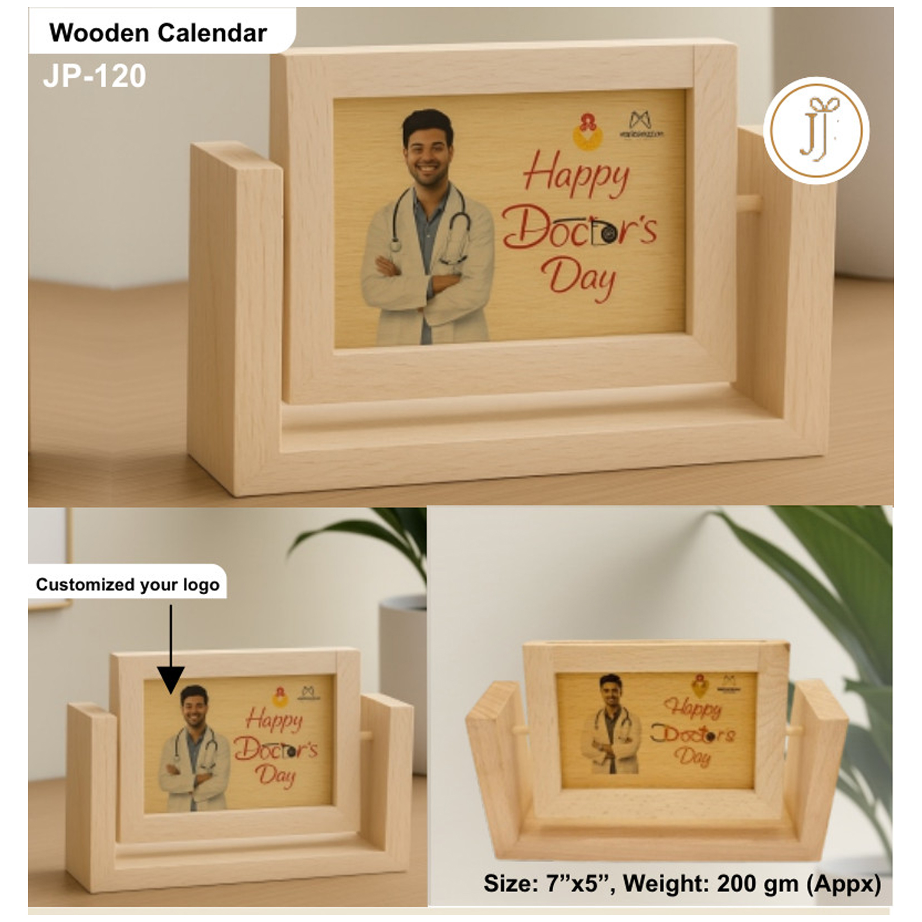 52025JP120*WOODEN PHOTO FRAME