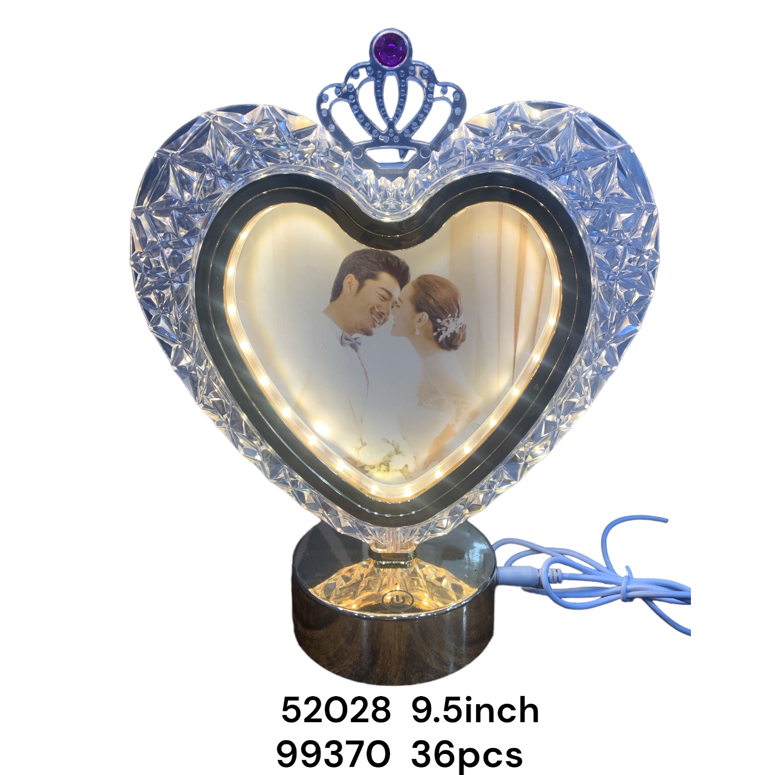 52028 (36)-HEART LED PHOTOFRAME NET