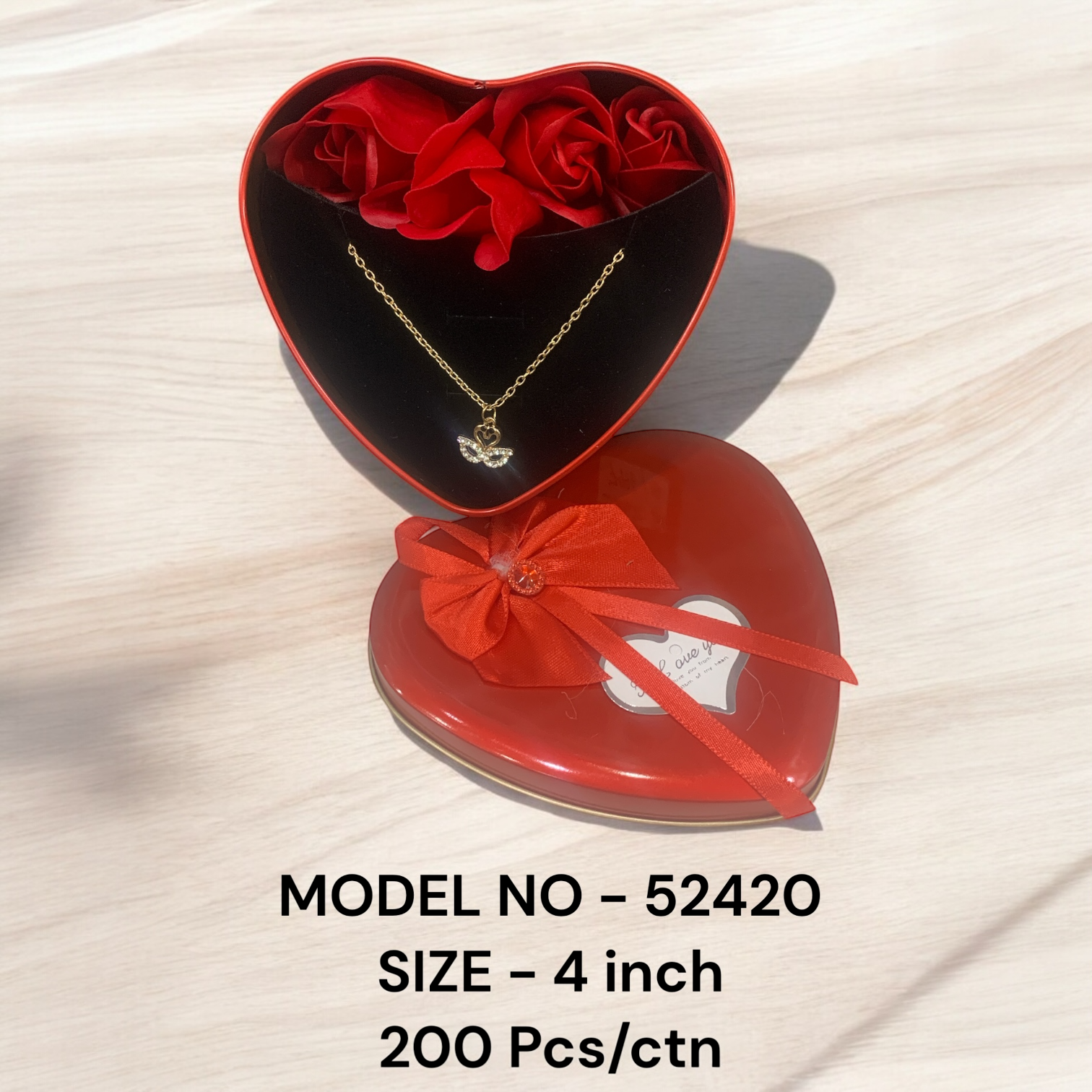 52420 (200)-HEART BOX