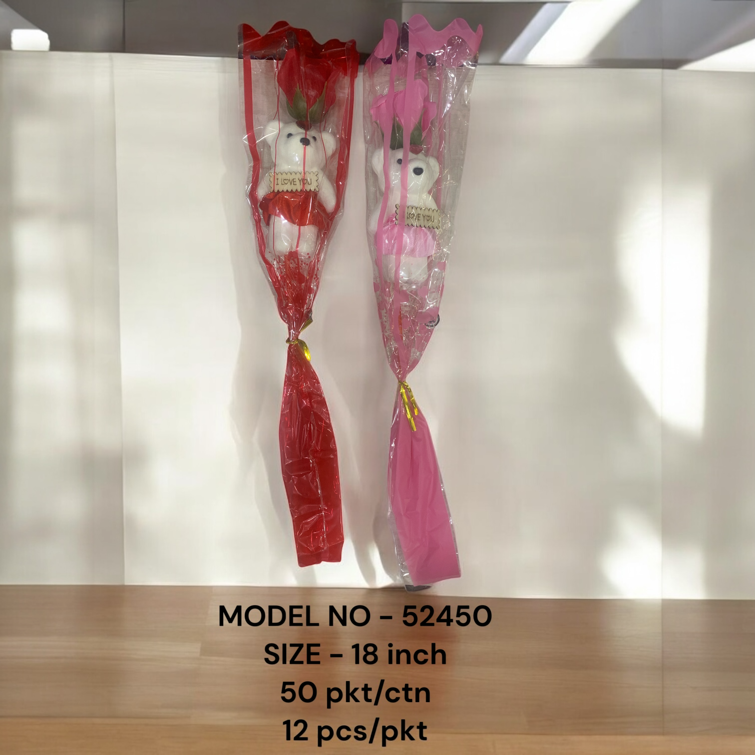 52450 (50PKT/CTN)(12PC/PKT) TEDDY STICK