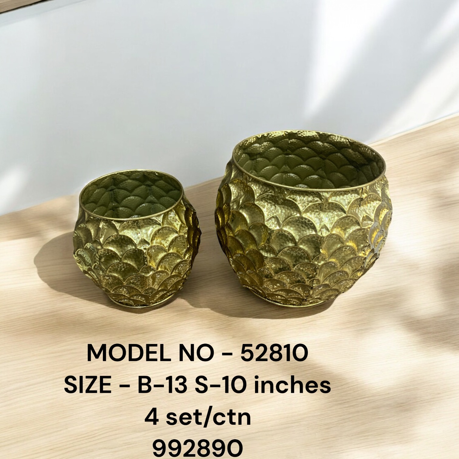 52810 (4)-METAL POT