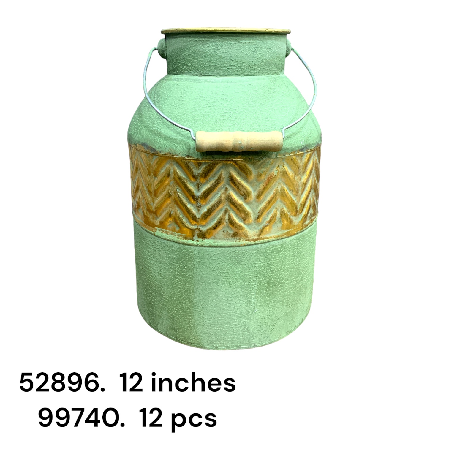 52896 (12)-METAL POT