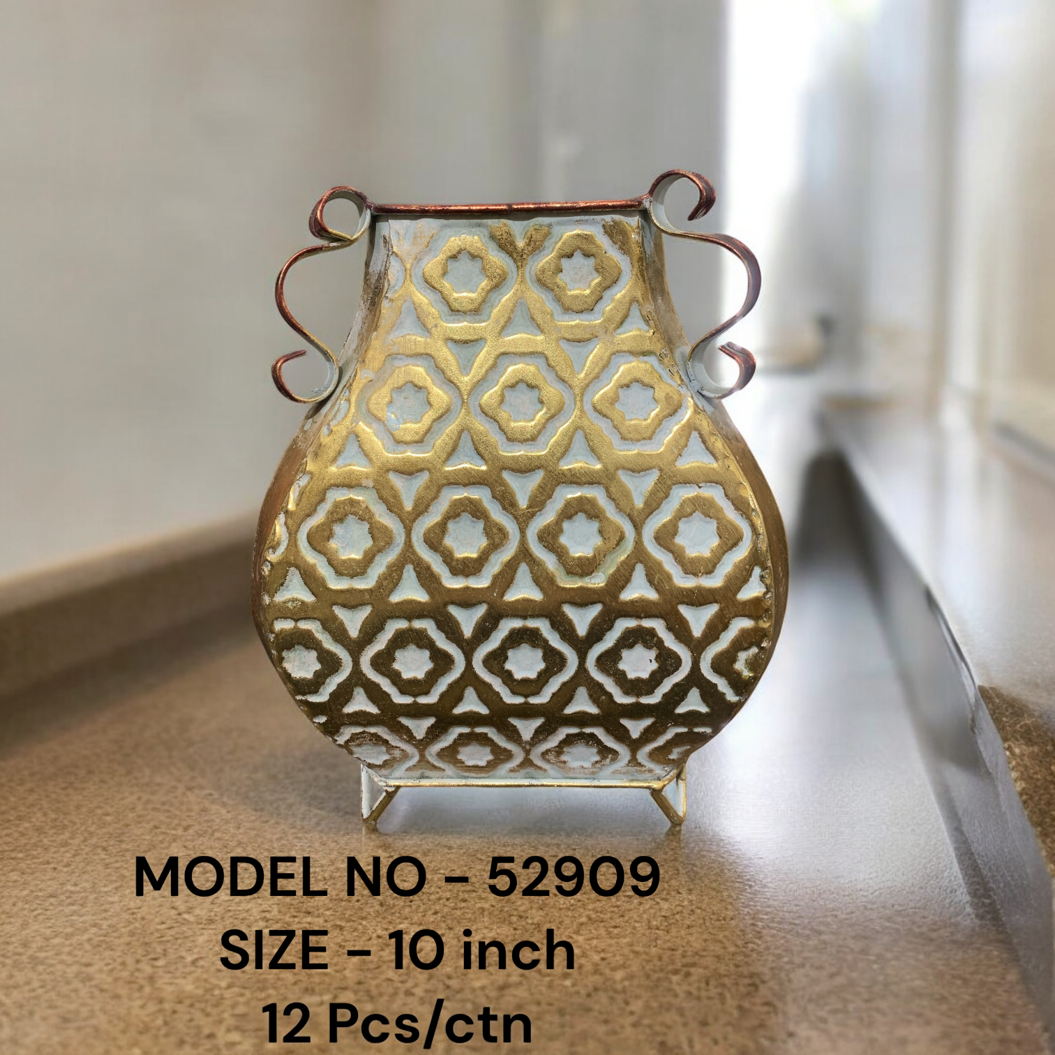 52909 (12)-METAL POT