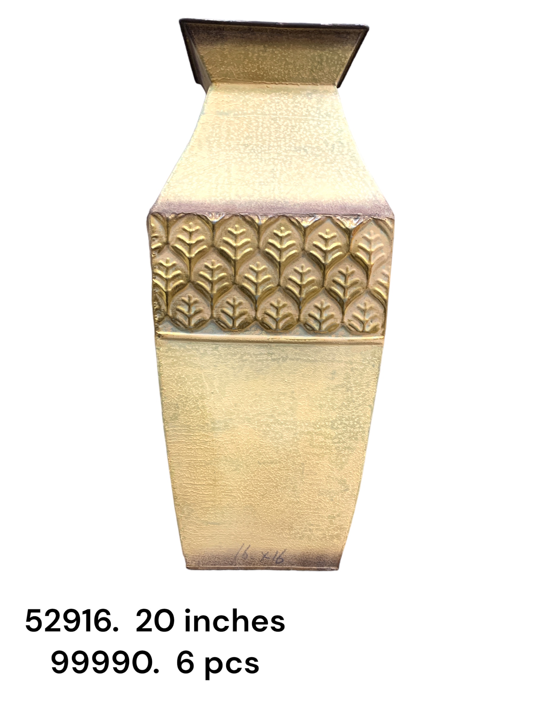 52916 (6)-METAL POT