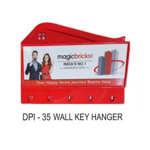 53202235*New Designer Hut Wall Key Hanger (Red)