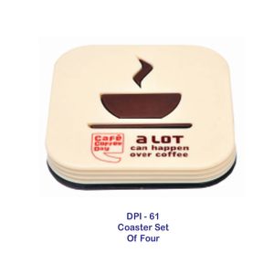 53202361*CUP OF COFFEE COASTER SET OF 4