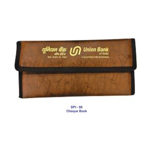 53202396*BROWN CHEQUE BOOK COVER