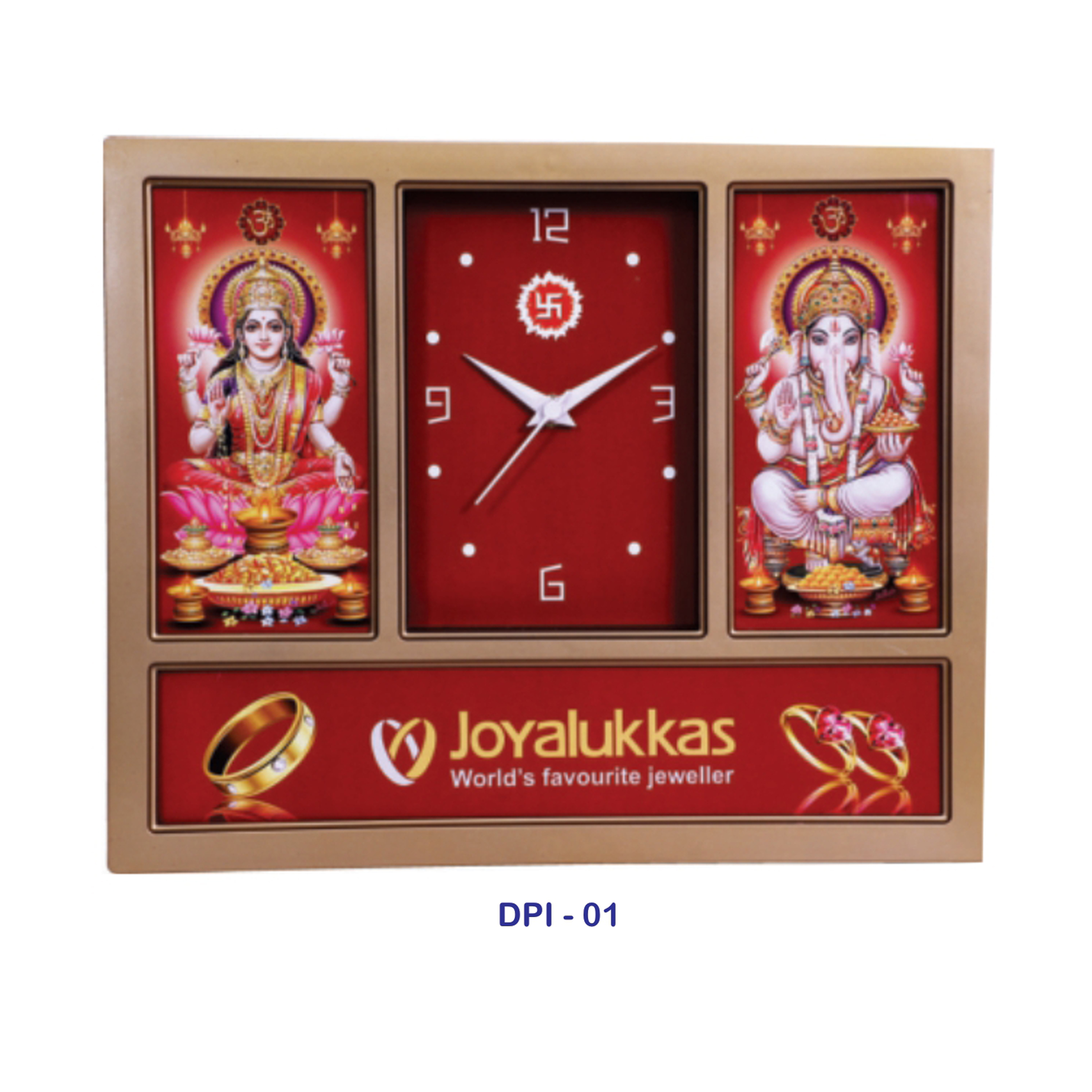 53202501*RELIGIOUS WALL CLOCK