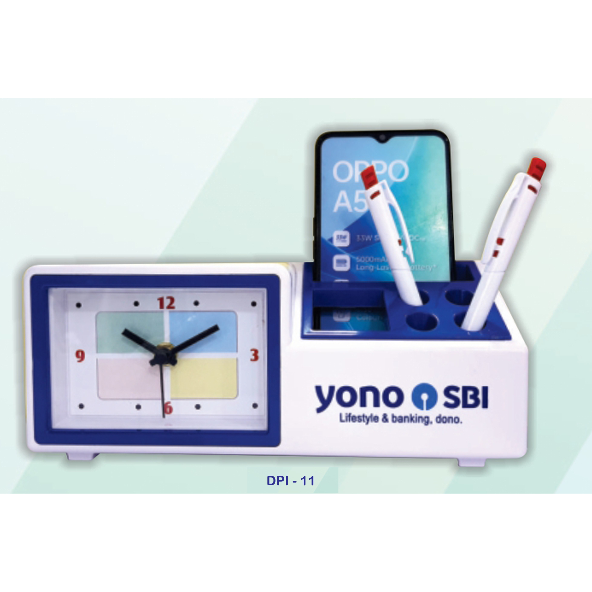 53202511*TABLE CLOCK WITH MULTI STAND