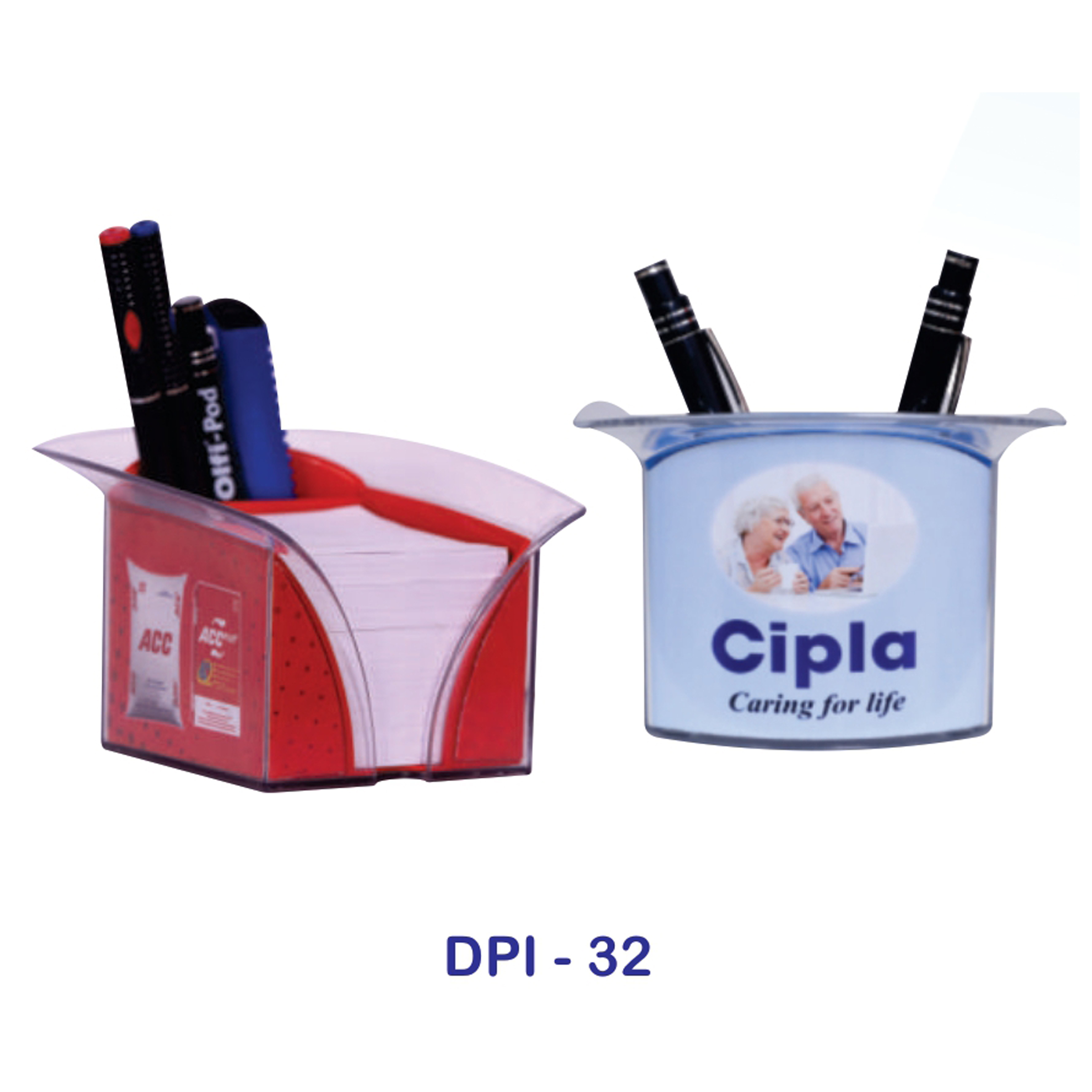 53202532*MEMO CUBE HOLDER WITH 400 PAPER PAD 