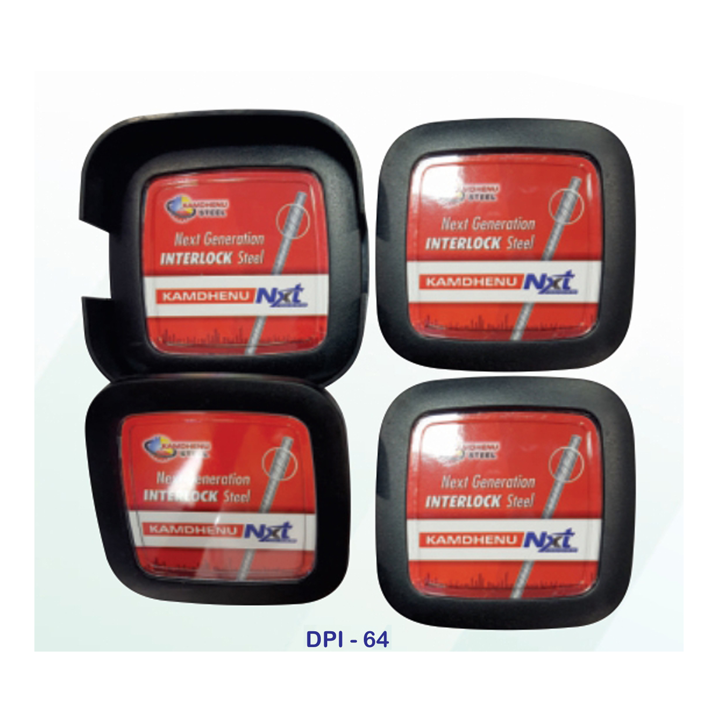 53202564*NEW SQAURE DIGITAL PRINT COASTER SETR OF 4